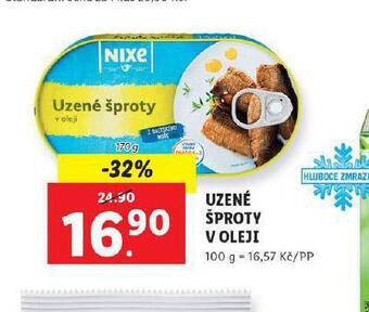 Lidl Uzené šproty v oleji nabídka