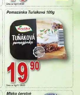 Lidl Pomazánka tuňáková nabídka