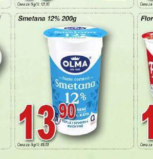 Lidl Olma smetana 12% nabídka