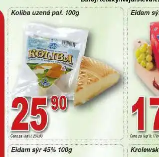 Lidl Koliba uzená pařená nabídka