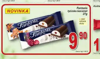 Lidl Fantasia tyčinky karamel nabídka