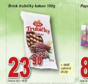 Lidl Brisk trubičky kakao nabídka
