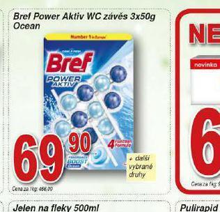 Lidl Bref power aktiv wc závěs nabídka