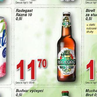 Lidl Pivo radegast rázná 10 nabídka