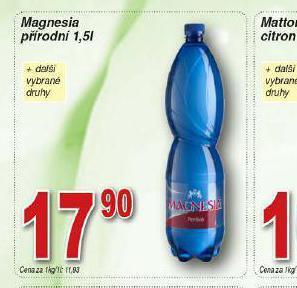 Lidl Magnesia přírodní nabídka