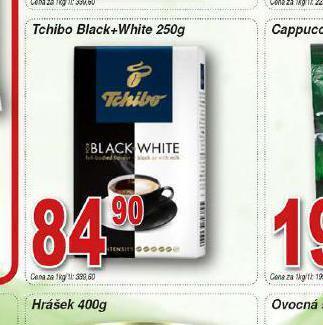 Lidl Tchibo black + white nabídka
