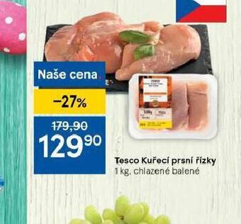 Tesco Kuřecí prsní řízky nabídka