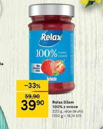 Relax džem 100% z ovoce
