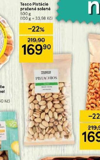 Tesco Tesco pistácie pražené solené nabídka
