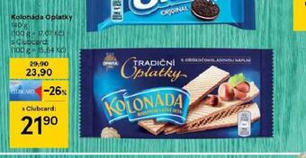 Kolonáda oplatky