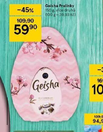 Tesco Geisha pralinky nabídka