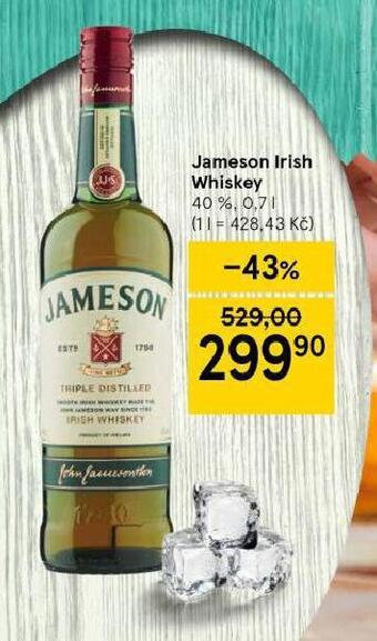 Tesco Jameson irish whiskey nabídka