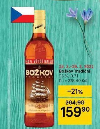 Tesco Božkov tradiční nabídka
