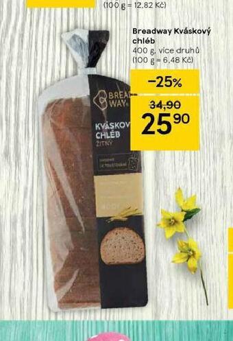 Tesco Breadway kváskový chléb nabídka