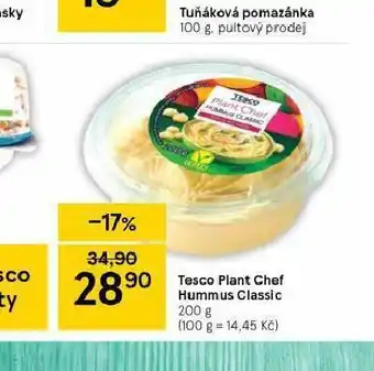 Tesco Tesco plant chef hummus classic nabídka