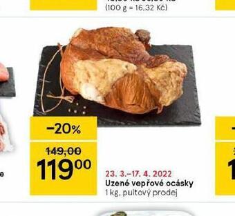 Tesco Uzené vepřové ocásky nabídka