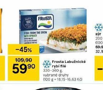 Tesco Frosta labužnické rybí filé nabídka