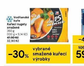 Tesco Vodňanské kuře kuřecí nugety smažené nabídka