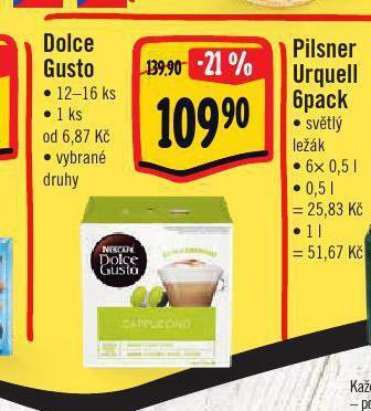 Jip Dolce gusto kapsle nabídka