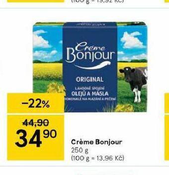 Tesco Créme bonjour nabídka