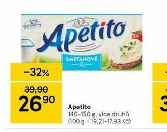 Tesco Apetito nabídka