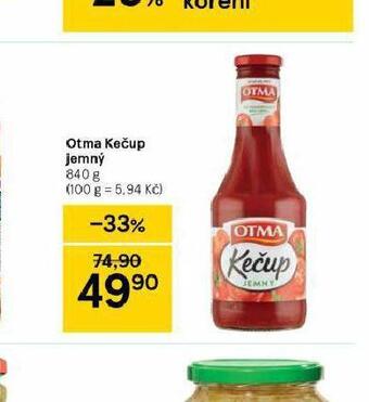 Tesco Otma kečup jemný nabídka