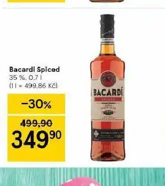 Tesco Bacardi spiced nabídka