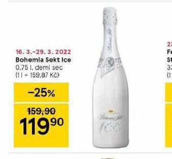 Tesco Bohemia sekt ice nabídka