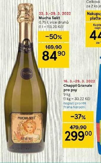 Tesco Mucha sekt nabídka