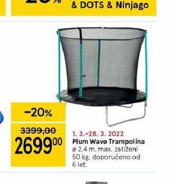 Plum wave trampolína