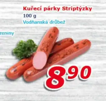 ESO MARKET Kuřecí párky Striptýzky 100g nabídka