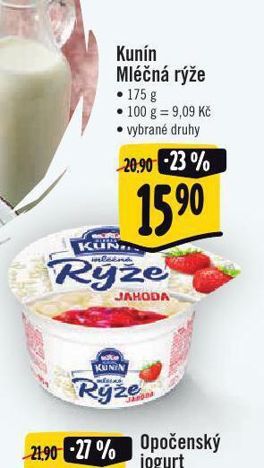 Jip Kunín mléčná rýže nabídka