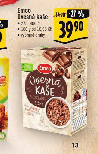 Jip Emco ovesná kaše nabídka