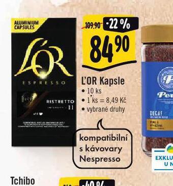 Jip L´or kapsle nabídka
