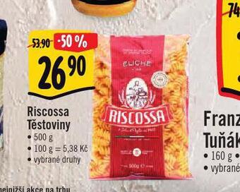 Jip Riscossa těstoviny nabídka