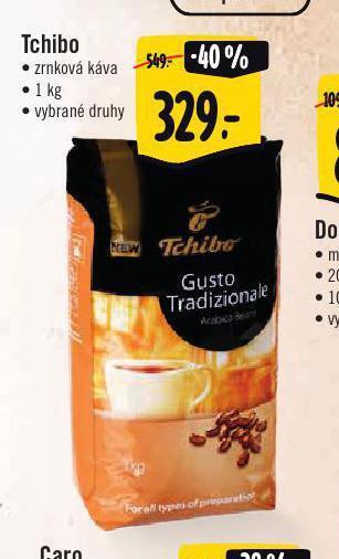 Jip Tchibo zrnková káva nabídka