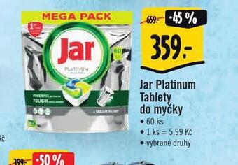 Jip Jar platinum tablety do myčky nabídka