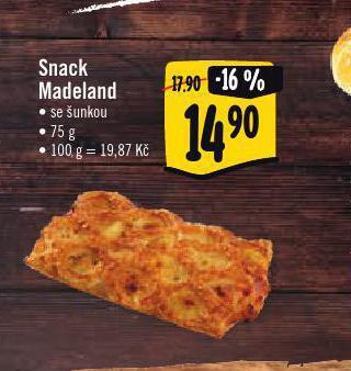 Albert Snack madeland nabídka