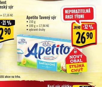 Albert Apetito tavený sýr nabídka