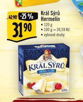 Albert Král sýrů hermelín nabídka