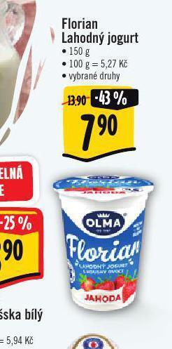 Albert Florian lahodný jogurt nabídka