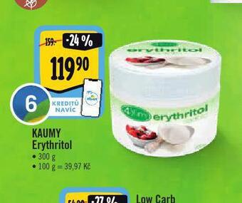 Kaumy erythritol