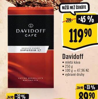 Albert Káva davidoff nabídka