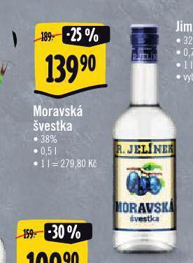 Albert Moravská švestka nabídka