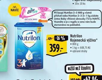 Albert Nutrilon kojenecká výživa nabídka
