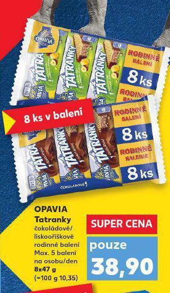 Kaufland Opavia tatranky nabídka