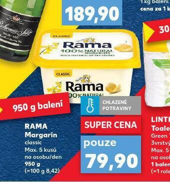 Kaufland Rama margarín nabídka