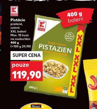 Kaufland Pistácie nabídka