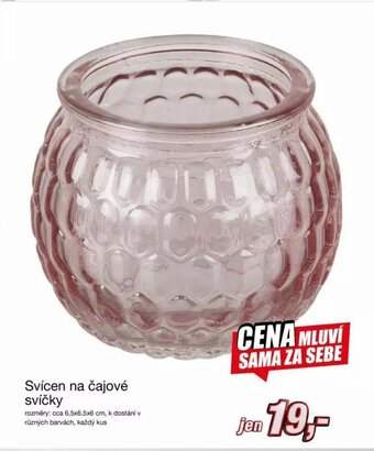 Svícen na čajové svíčky