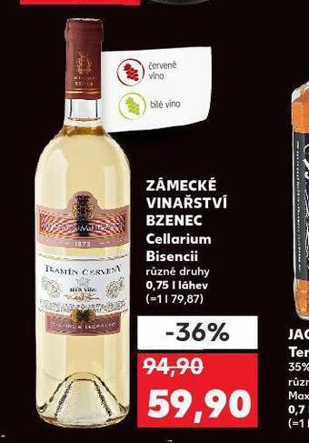 Kaufland Zámecké vinařství bzenec nabídka